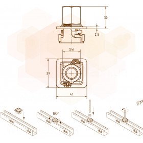 Mupro MPR соединение быстросборное S+ R1/2