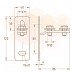 Mupro MPC стеновые Т кронштейны горизонтальные