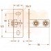 Mupro MPC стеновые Т кронштейны вертикальные