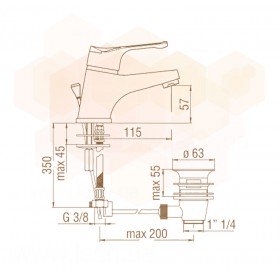 Nobili Timix TX27118/1CR смеситель для умывальника