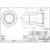 Groppalli A368 перехід 80/125 - 60/100 перехідник димоходу коаксиальний Ø80/125 mm - Ø60/100 mm повітрозабезпечення та газовідводу конденсаційних котлів