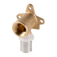 Pexal Brass колено настенное внутренняя резьба Pexal Brass колено настенное внутренняя резьба
