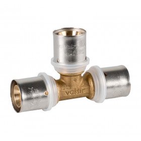 Pexal Brass тройник для металлопластиковой трубы