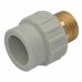 Prawtech P1300 D32-110 PP-R поліпропіленові фітинги прямі перехідники на зовнішню різьбу