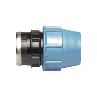фітинги компресійні Unidelta 1004 D50-110 перехідник з внутрішньою різьбою