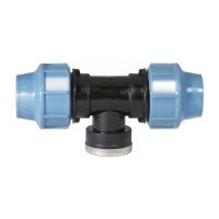 Unidelta 1007 D16-40 фітинги поліпропіленові компресійні трійники з внутрішньою різьбою