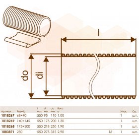 Uponor Ecoflex комплект проходу стін