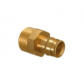 Uponor Q&E латунь штуцер НР