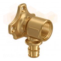 Uponor Q&E латунь водорозетка 3 крепежные отверстия Uponor Q&E латунь водорозетка 3 крепежные отверстия
