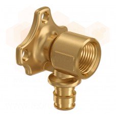 Uponor Q&E латунь водорозетка 3 крепежные отверстия