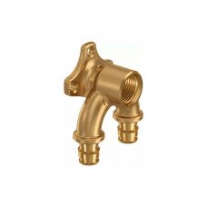 Uponor Q&E латунь водорозетка проходная