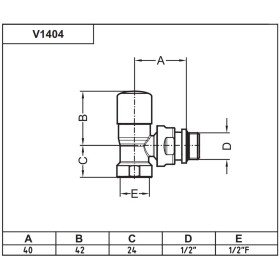 V1404 Carlo Poletti кран отсекающий