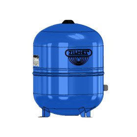 Zilmet Hydro-Pro 50 л вертикальні розширювальні баки Ø380 мм для систем водопостачання максимальний тиск 10 бар підключення 1″
