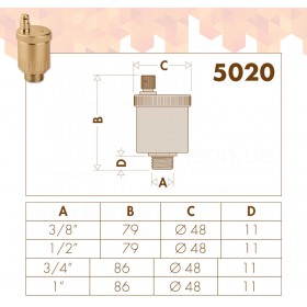 Caleffi 502030 Minical