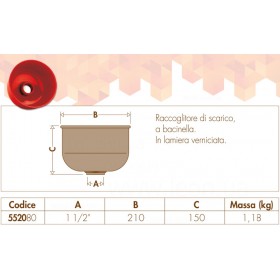 Caleffi 552080 воронка мембранного клапана