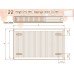 DeLonghi Compact Panel 22 TEK 300