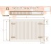 DeLonghi Compact Panel 21 TEK 500