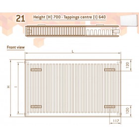 DeLonghi Compact Panel 21 TEK 700
