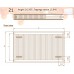 DeLonghi Compact Panel 21 TEK 900