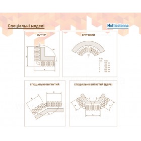 Multicolumn 3 колонны 570 мм