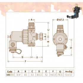 545 Caleffi Dirtmagmini