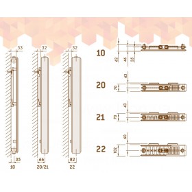 DeLonghi Vertical Panel 20 PRV 2400