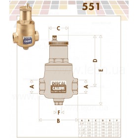 Caleffi 551 Discal 3/4 - 2″