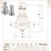 251 Caleffi Solar DISCAL деаэратор горизонтальный