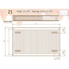 DeLonghi Compact Panel 21 TEK 400