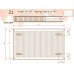 DeLonghi Compact Panel 21 TEK 500