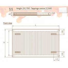 DeLonghi Compact Panel 11 TEK 700