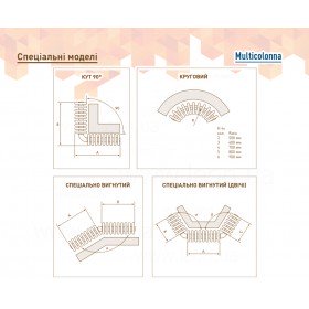 Multicolumn 3 колонны 570 мм