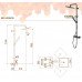 SE124030/30BM комплект душевой