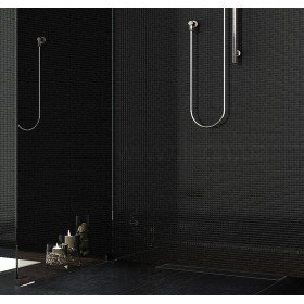 Uponor Aqua Ambient Black чорні лінійні душові трап-лотки довжина 600, 700, 800, 900 або 1000 мм з гідроізоляцією