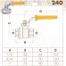 240 Caleffi Solar кран шаровой