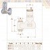 251 Caleffi Solar DISCAL деаератор вертикальний