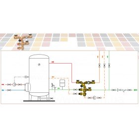 Caleffi 520155 Caleffi группа регуляции горячей воды