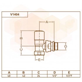 V1404 Carlo Poletti кран отсекающий угловой