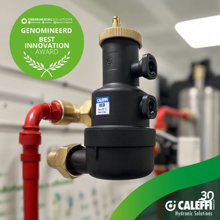 Високоефективні деаератори Caleffi HED