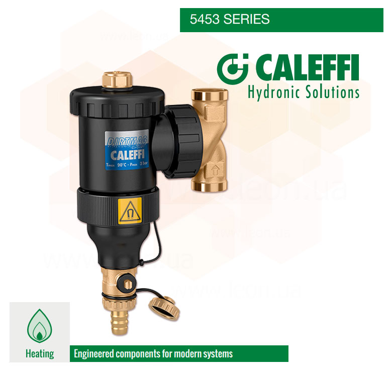 Магнитные фильтры-дешламаторы Caleffi 5453 Dirtmag