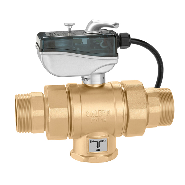 Caleffi 6381 клапан трехходовой с приводом