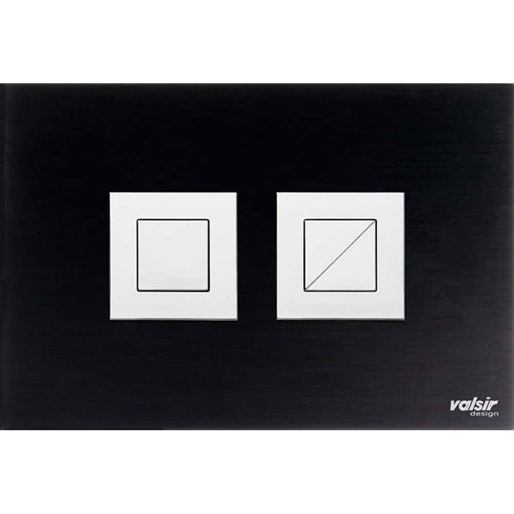 Black & White AL black / Polished Square