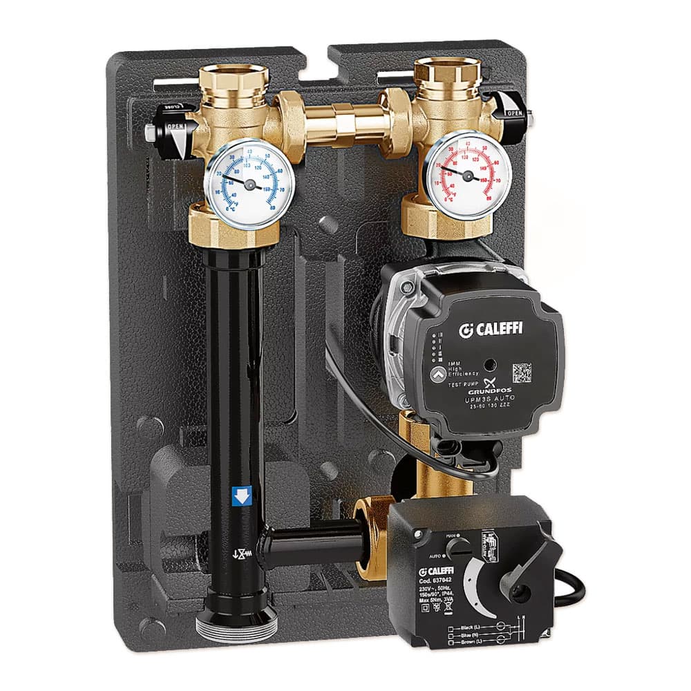 Caleffi 167609 группа регуляции с сервоприводом