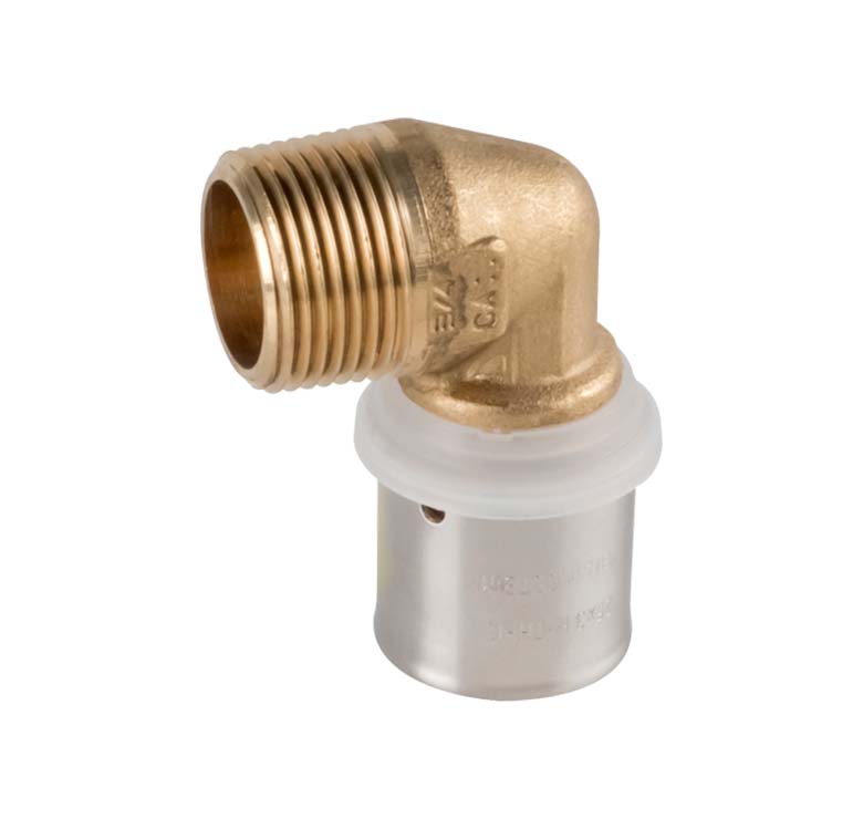 Pexal Brass коліно з зовнішньою різьбою