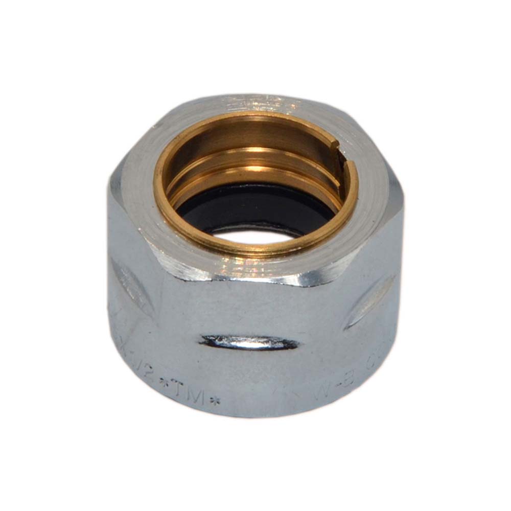 Tiemme 1241C гайка хром 1/2 х 16
