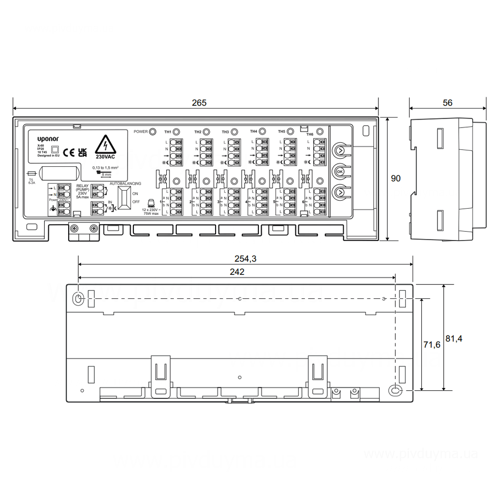 Uponor Base controller H pump X-60