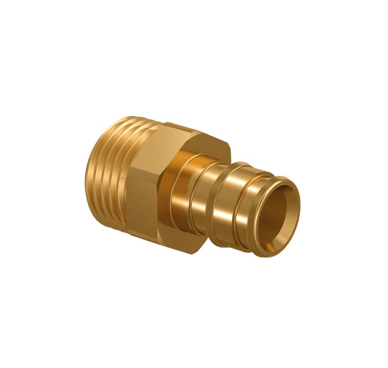 Uponor Q&E латунь штуцер циліндрична ЗР