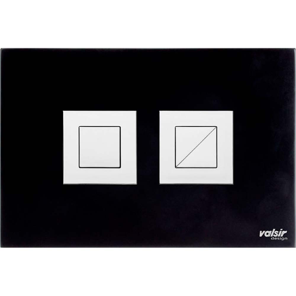 Black & White AC black / Polished Square