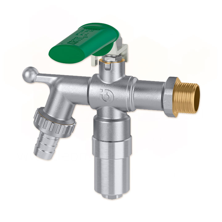 Caleffi 603 ICECAL кран садовый