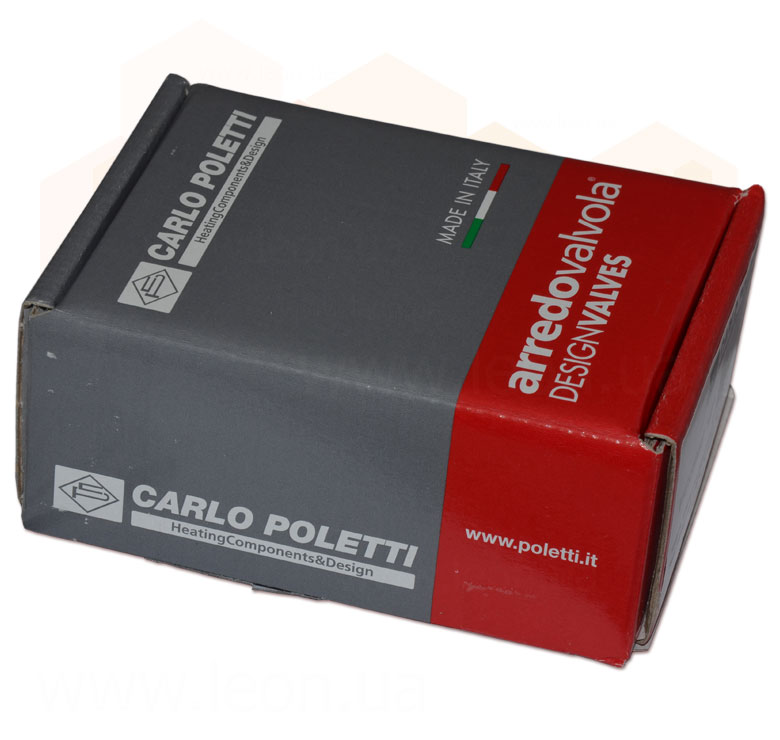 V1502 Carlo Poletti кран отсекающее угловое серебро